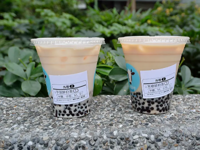 贴在奶茶上的标签是热敏纸吗？